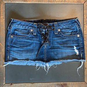True Religion denim skirt